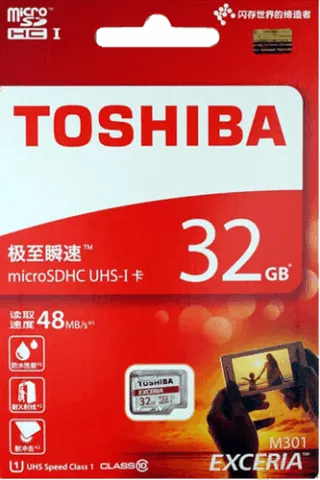کارت حافظه توشیبا microSDHC ظرفیت 32 گیگابایت کارت حافظه توشیبا microSDHC ظرفیت 32 گیگابایت