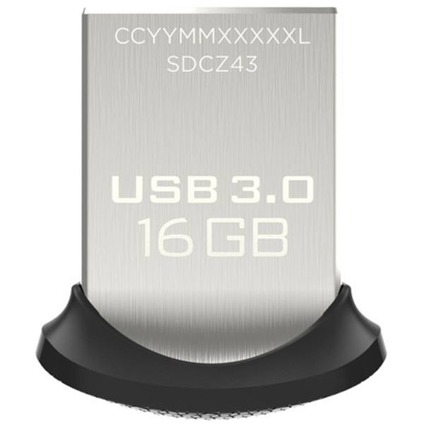 فلش مموری سن دیسک Ultra Fit CZ430 USB 3 ظرفیت 16 گیگابایت فلش مموری سن دیسک Ultra Fit CZ430 USB 3 ظرفیت 16 گیگابایت - تصویر 2